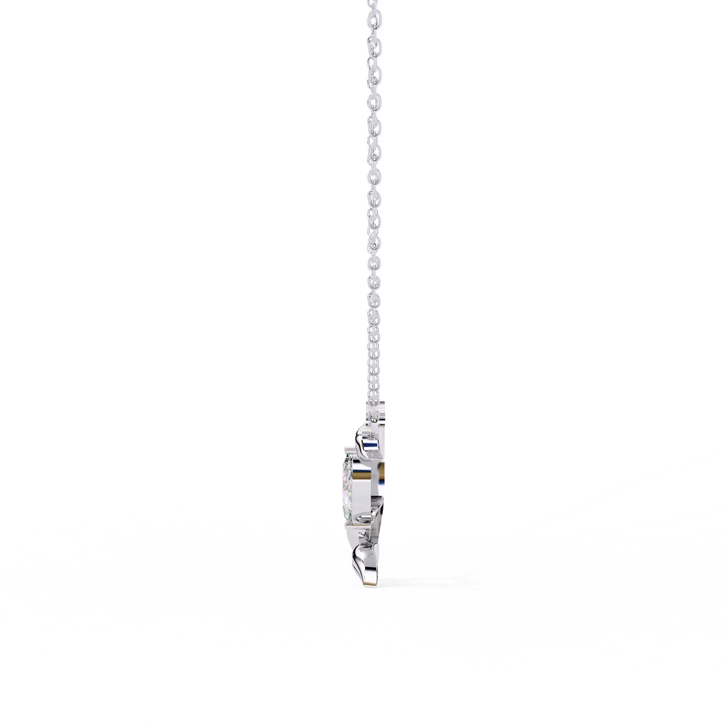 Florquise Diamond Pendant