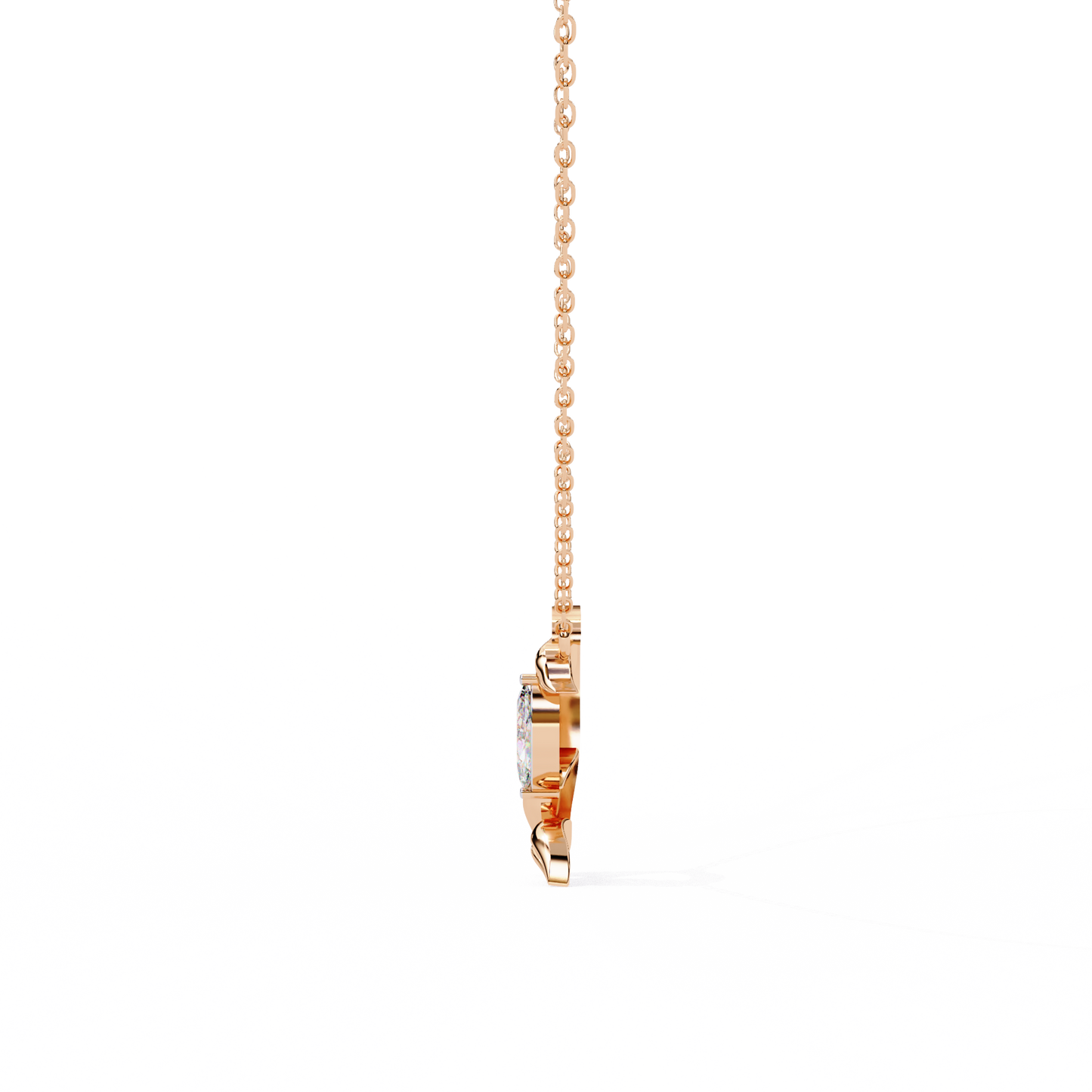 Florquise Diamond Pendant