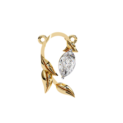 Florquise Diamond Pendant