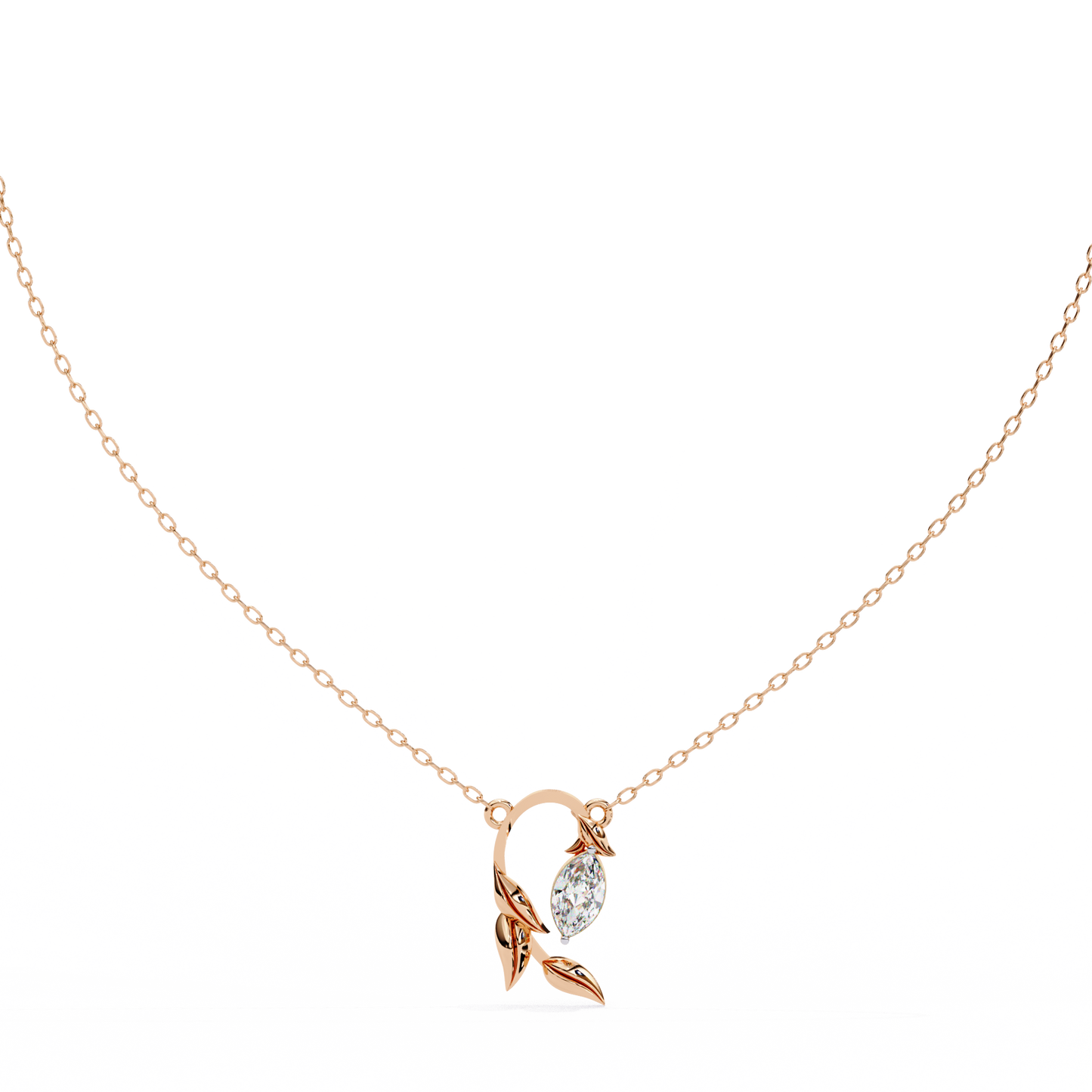 Florquise Diamond Pendant