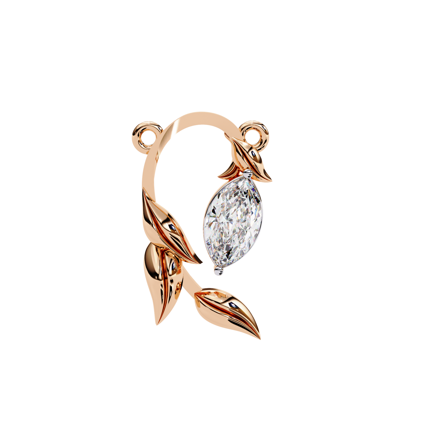 Florquise Diamond Pendant
