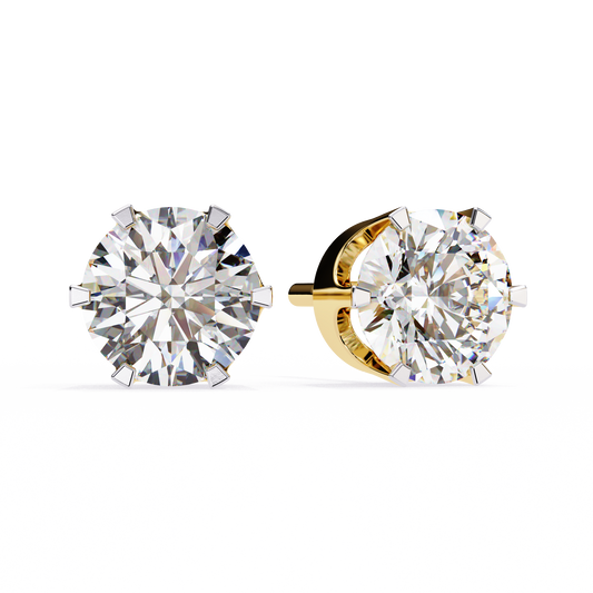 Pure Radiance Solitaire Studs