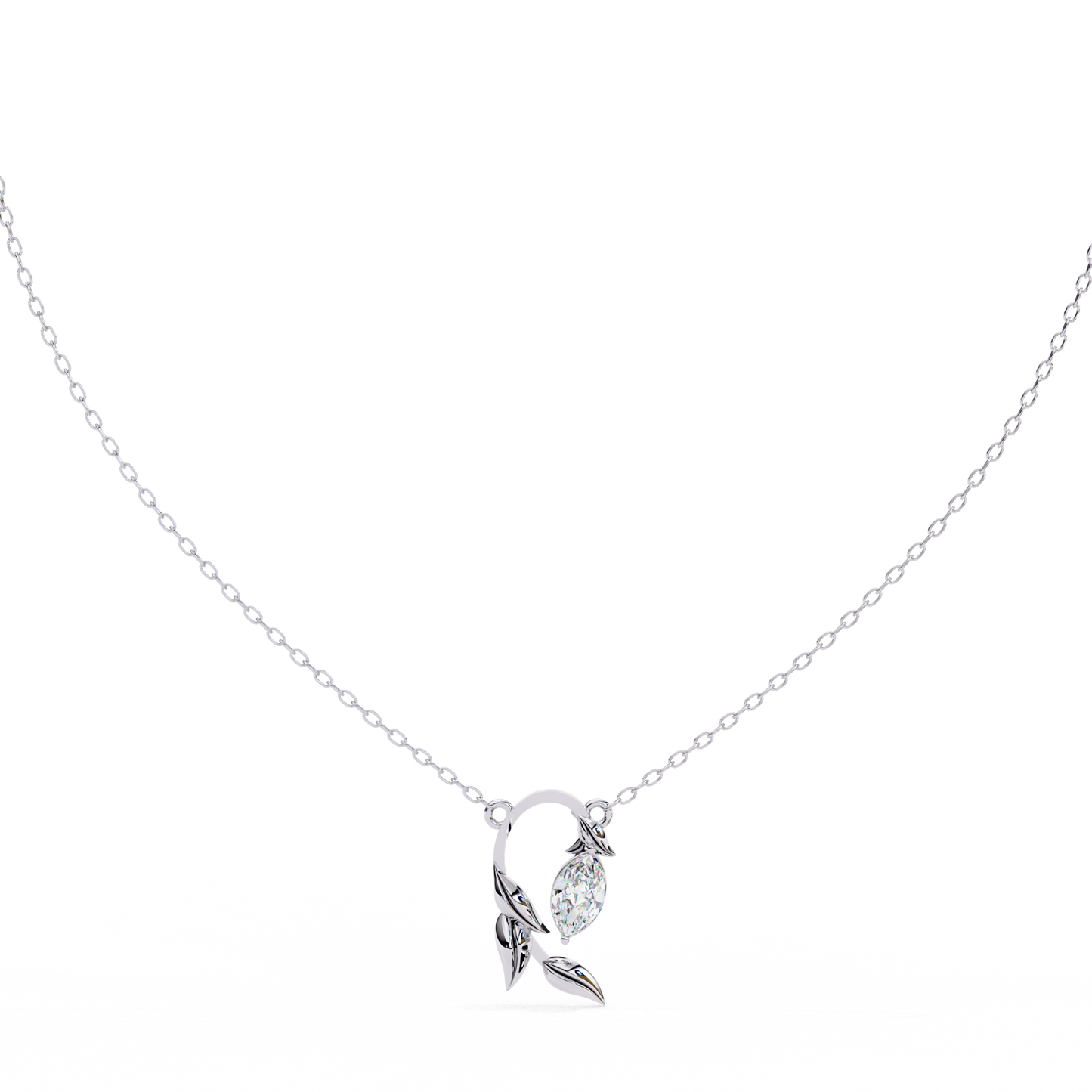 Florquise Diamond Pendant