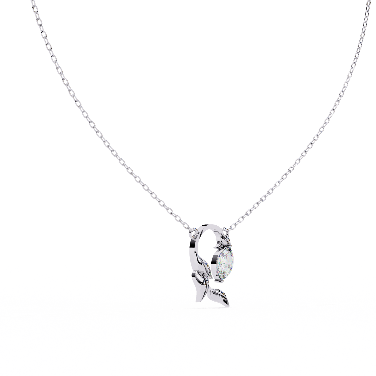 Florquise Diamond Pendant