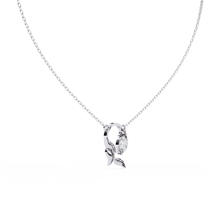 Florquise Diamond Pendant
