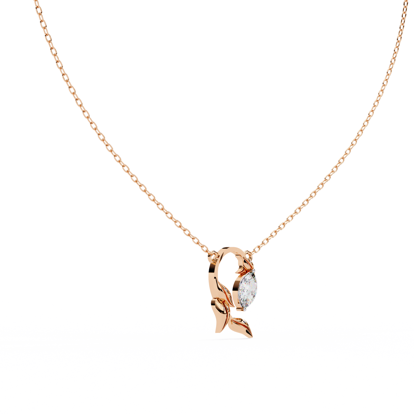 Florquise Diamond Pendant