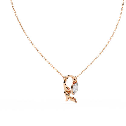 Florquise Diamond Pendant