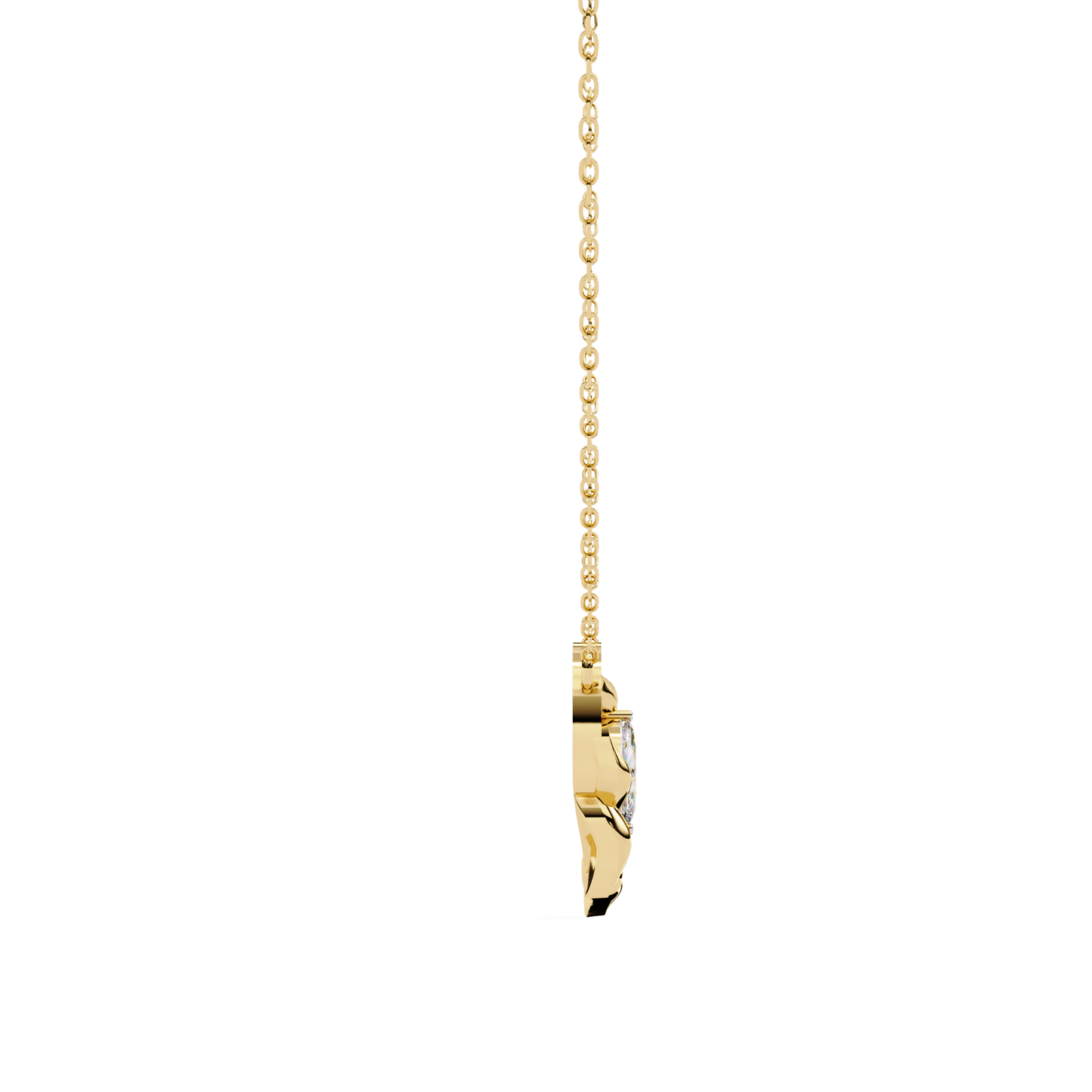 Florquise Diamond Pendant