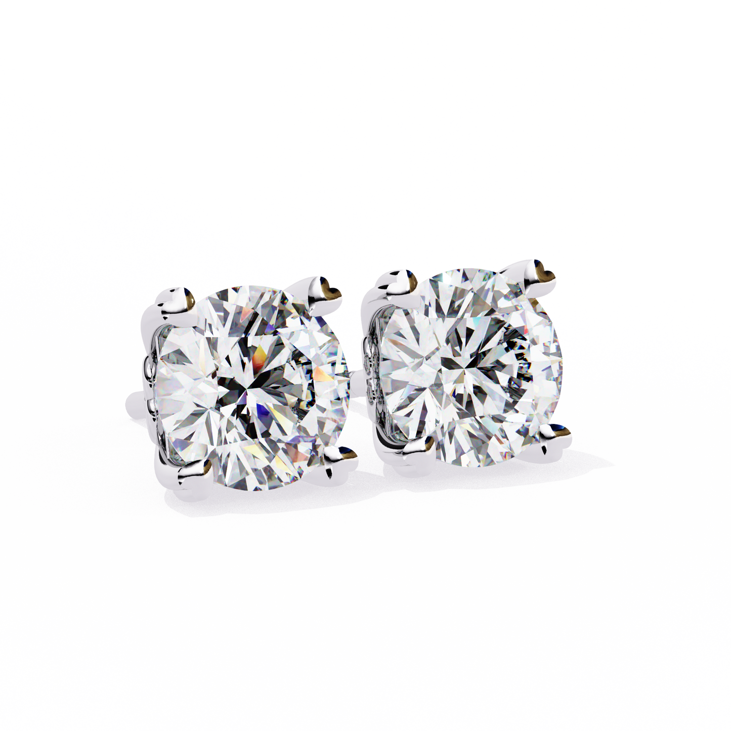 Heartelle Solitaire Studs