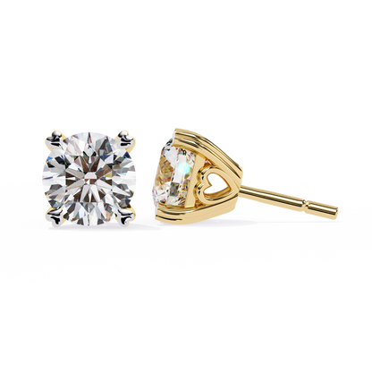Heartelle Solitaire Studs