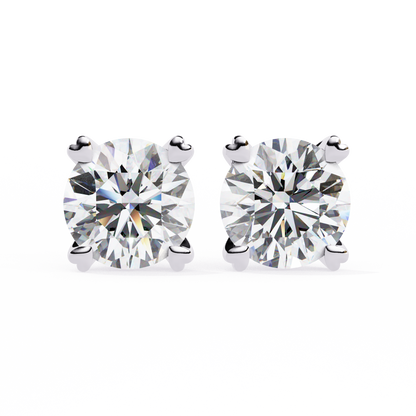 Heartelle Solitaire Studs