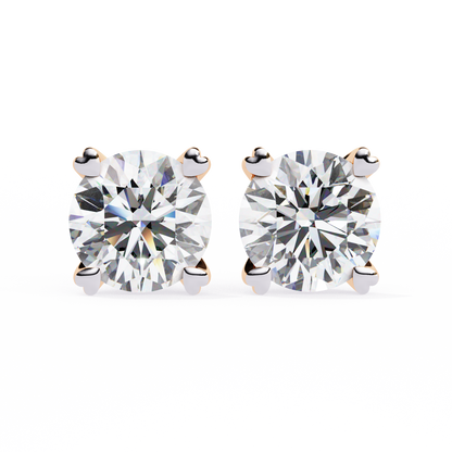 Heartelle Solitaire Studs