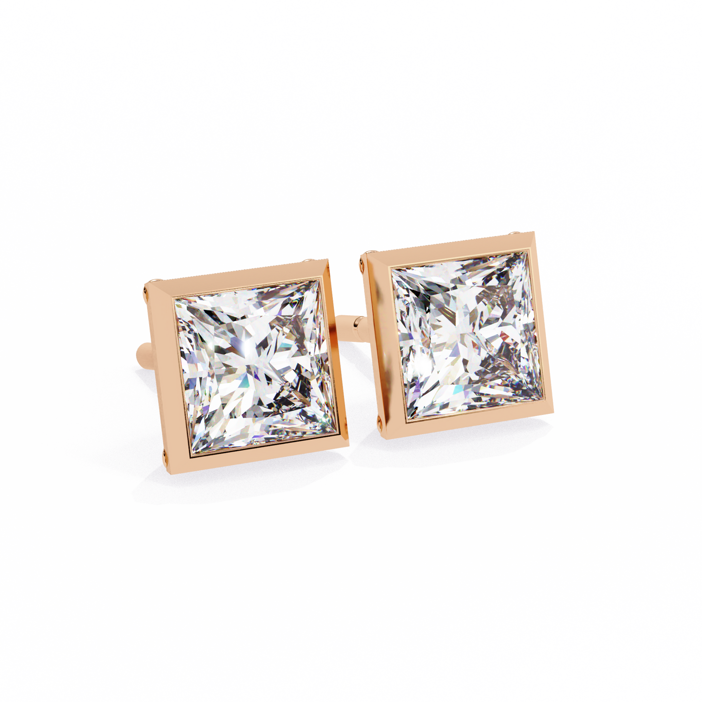 Bezelina Solitaire Studs