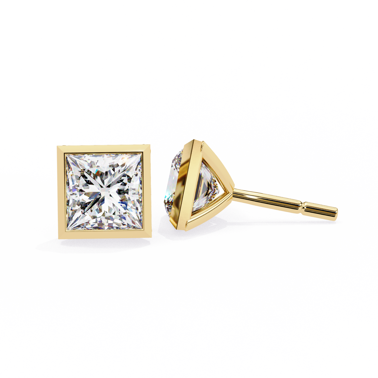 Bezelina Solitaire Studs