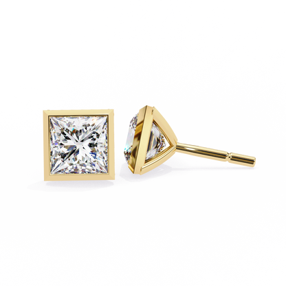 Bezelina Solitaire Studs
