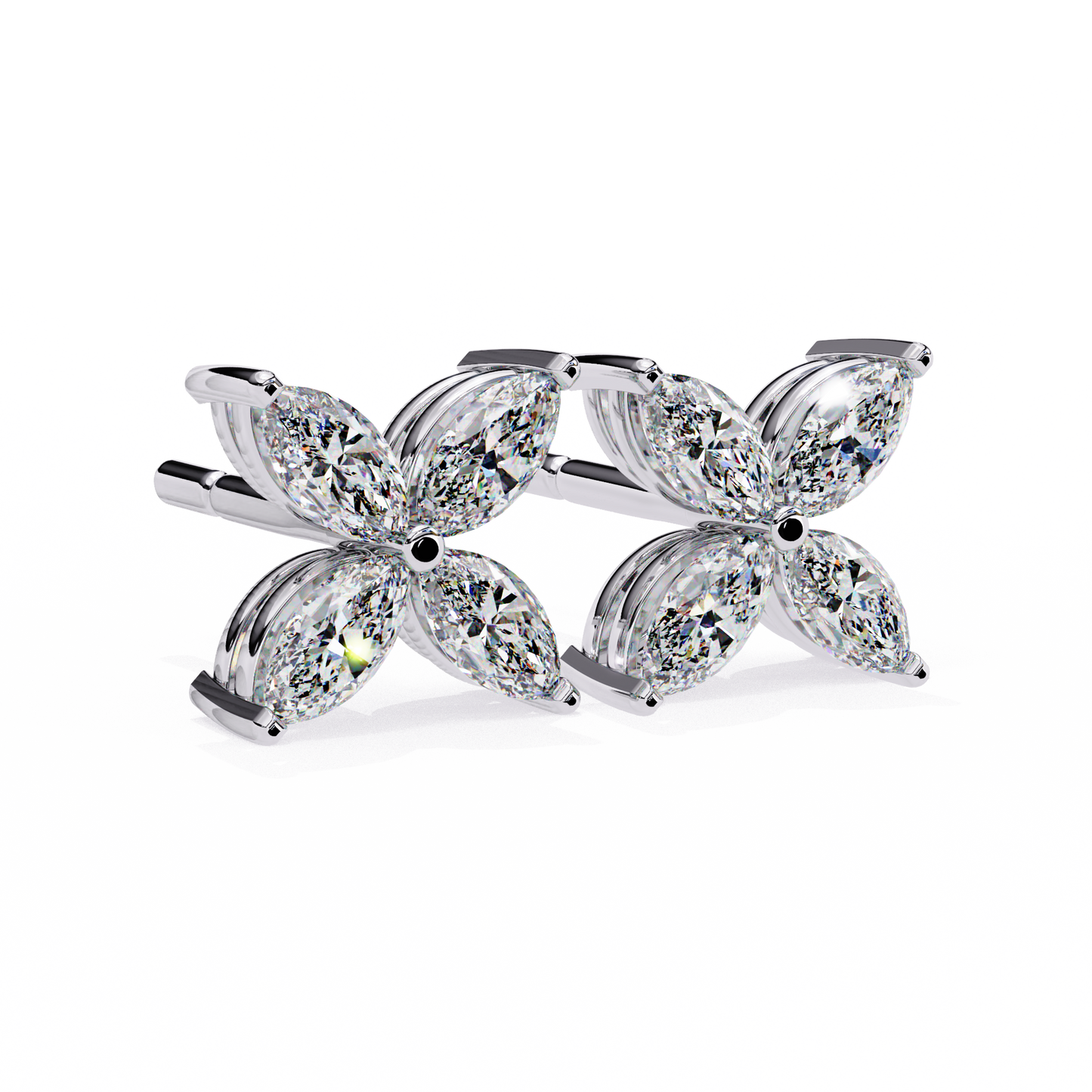 Petaluxe Diamond Studs