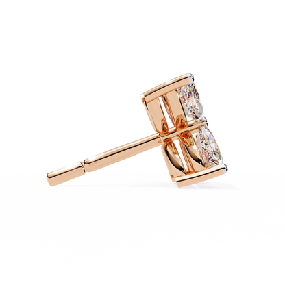 Petaluxe Diamond Studs