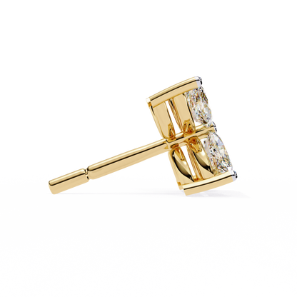 Petaluxe Diamond Studs