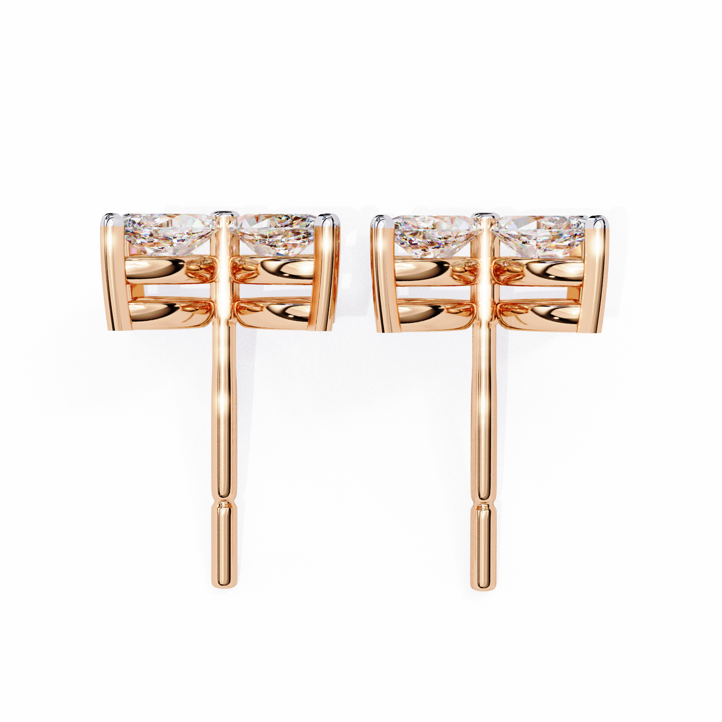 Petaluxe Diamond Studs