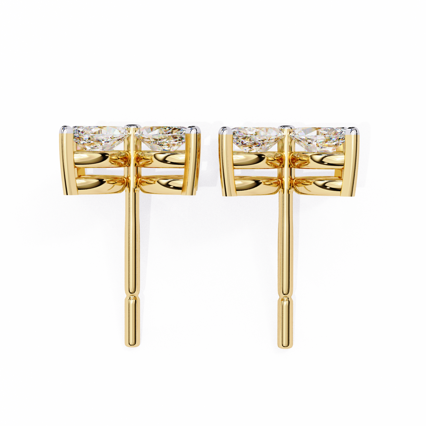 Petaluxe Diamond Studs