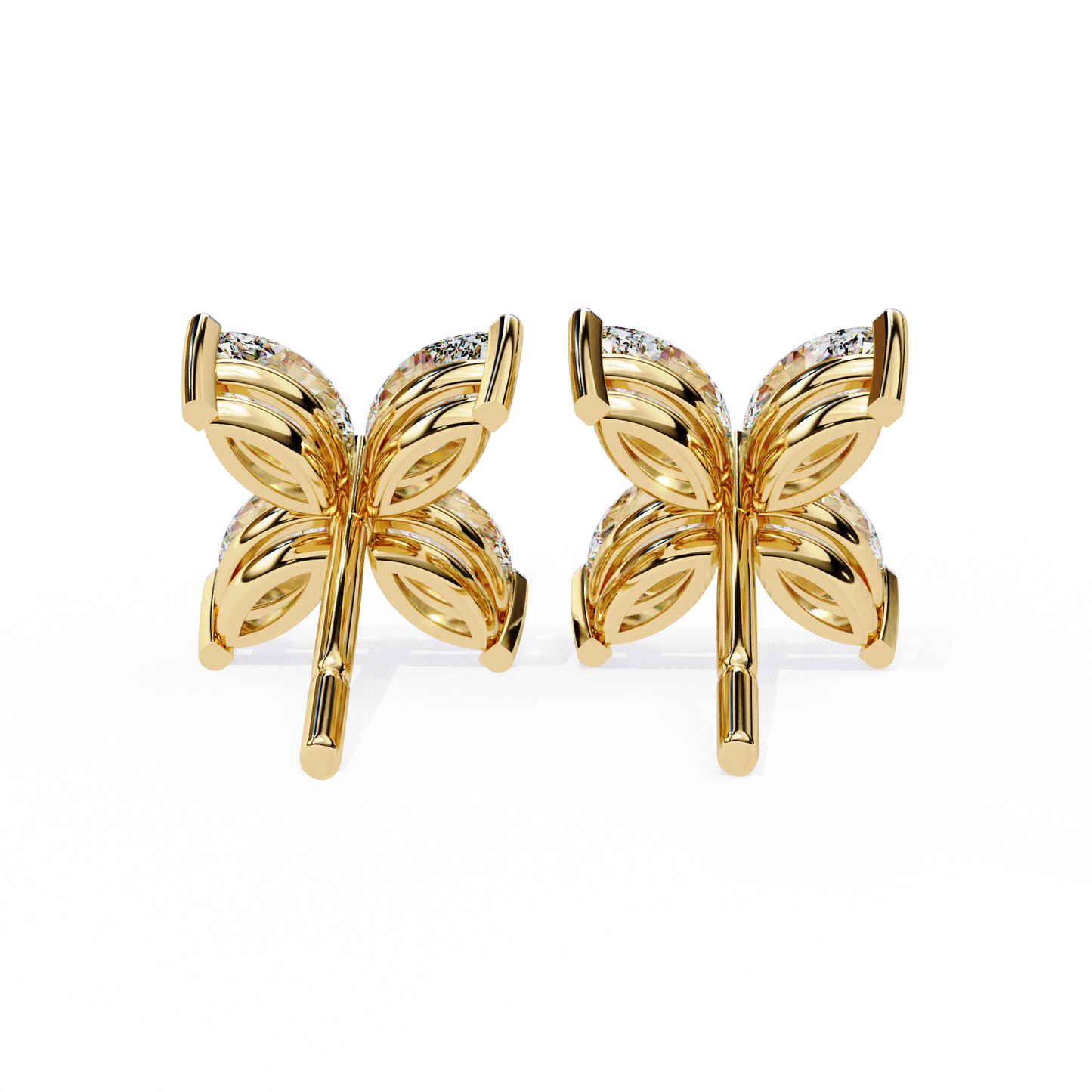 Petaluxe Diamond Studs
