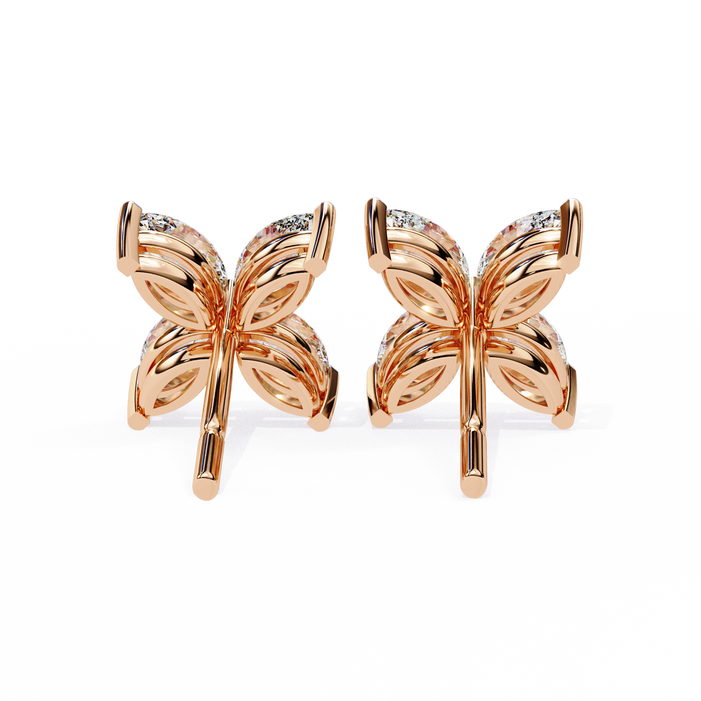 Petaluxe Diamond Studs
