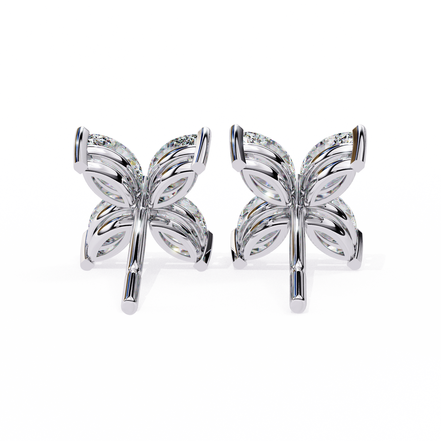 Petaluxe Diamond Studs