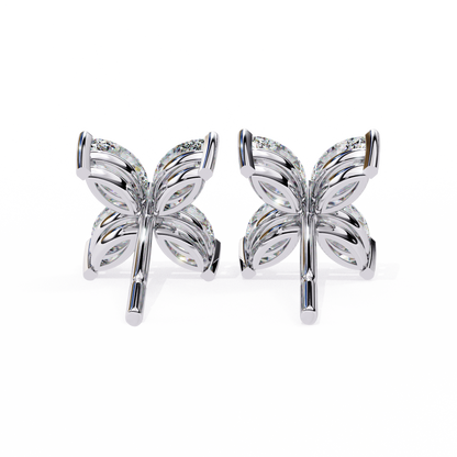 Petaluxe Diamond Studs