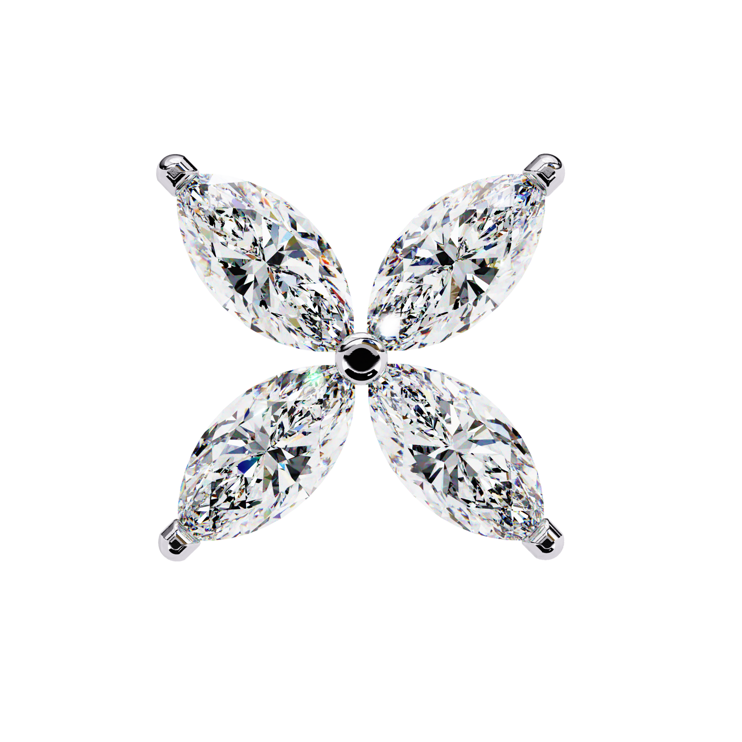 Petaluxe Diamond Studs