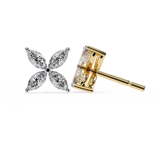 Petaluxe Diamond Studs