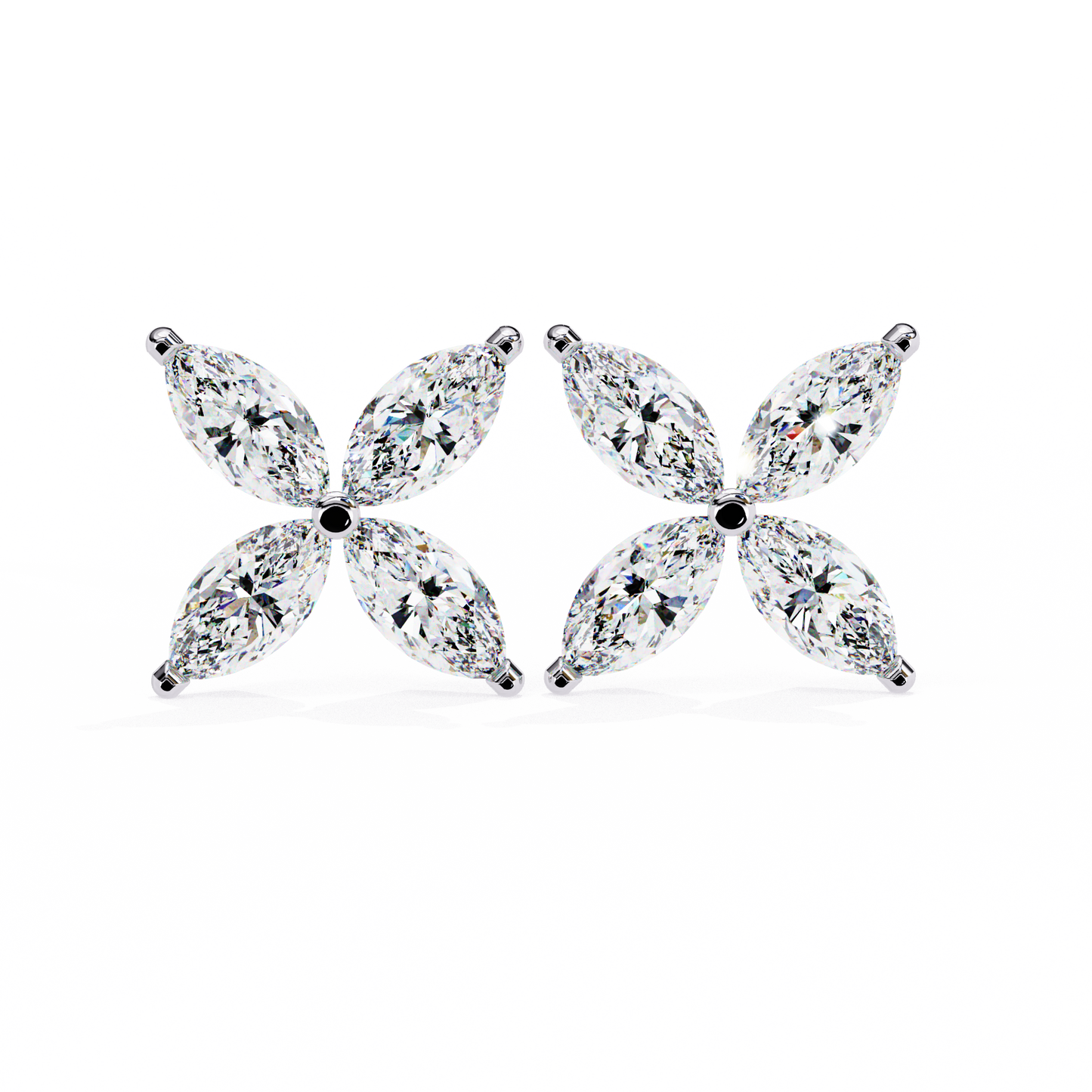 Petaluxe Diamond Studs