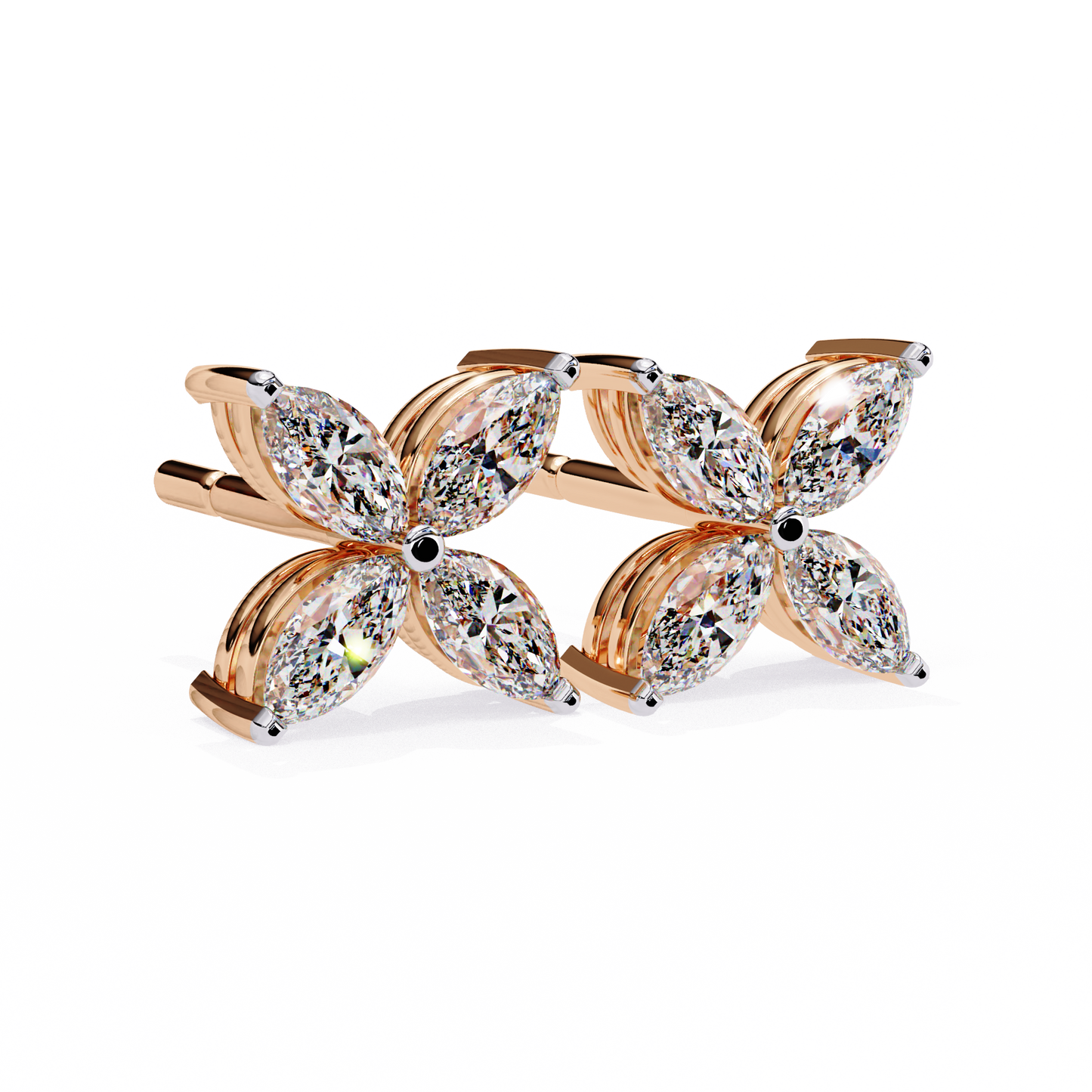 Petaluxe Diamond Studs