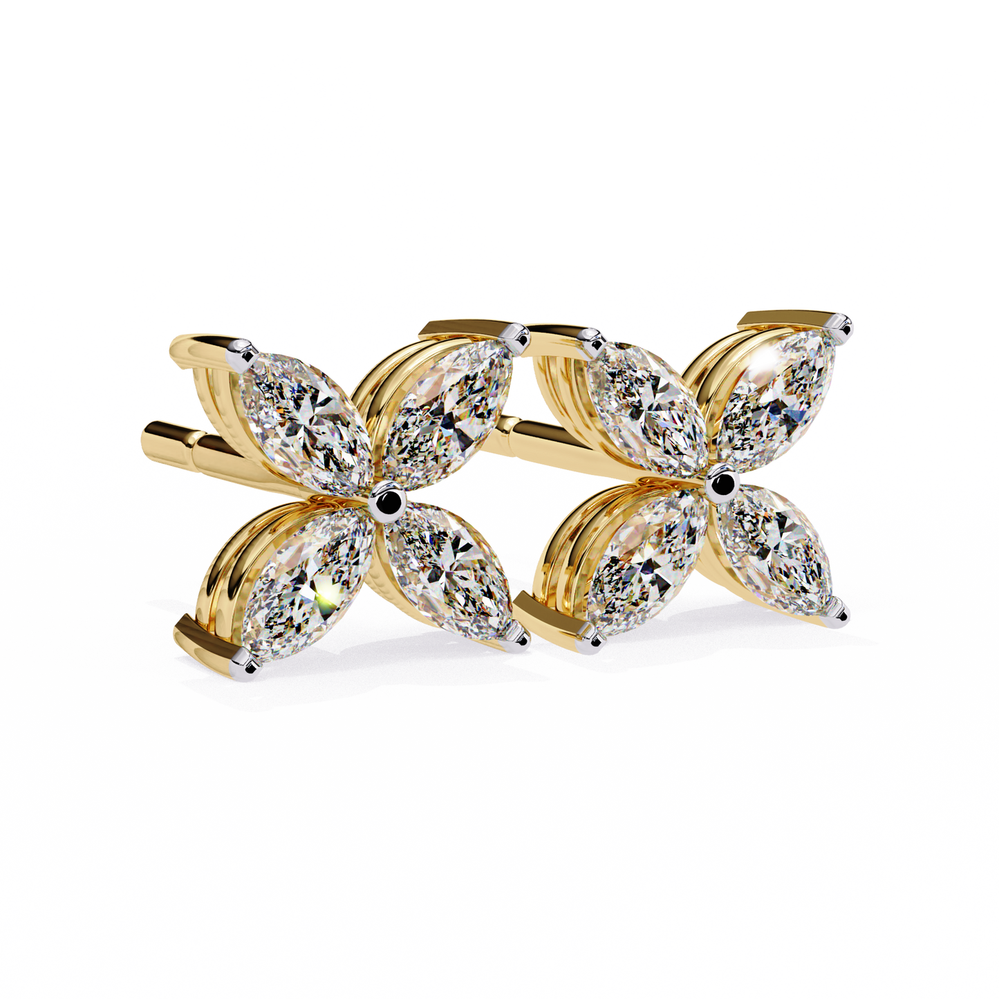 Petaluxe Diamond Studs