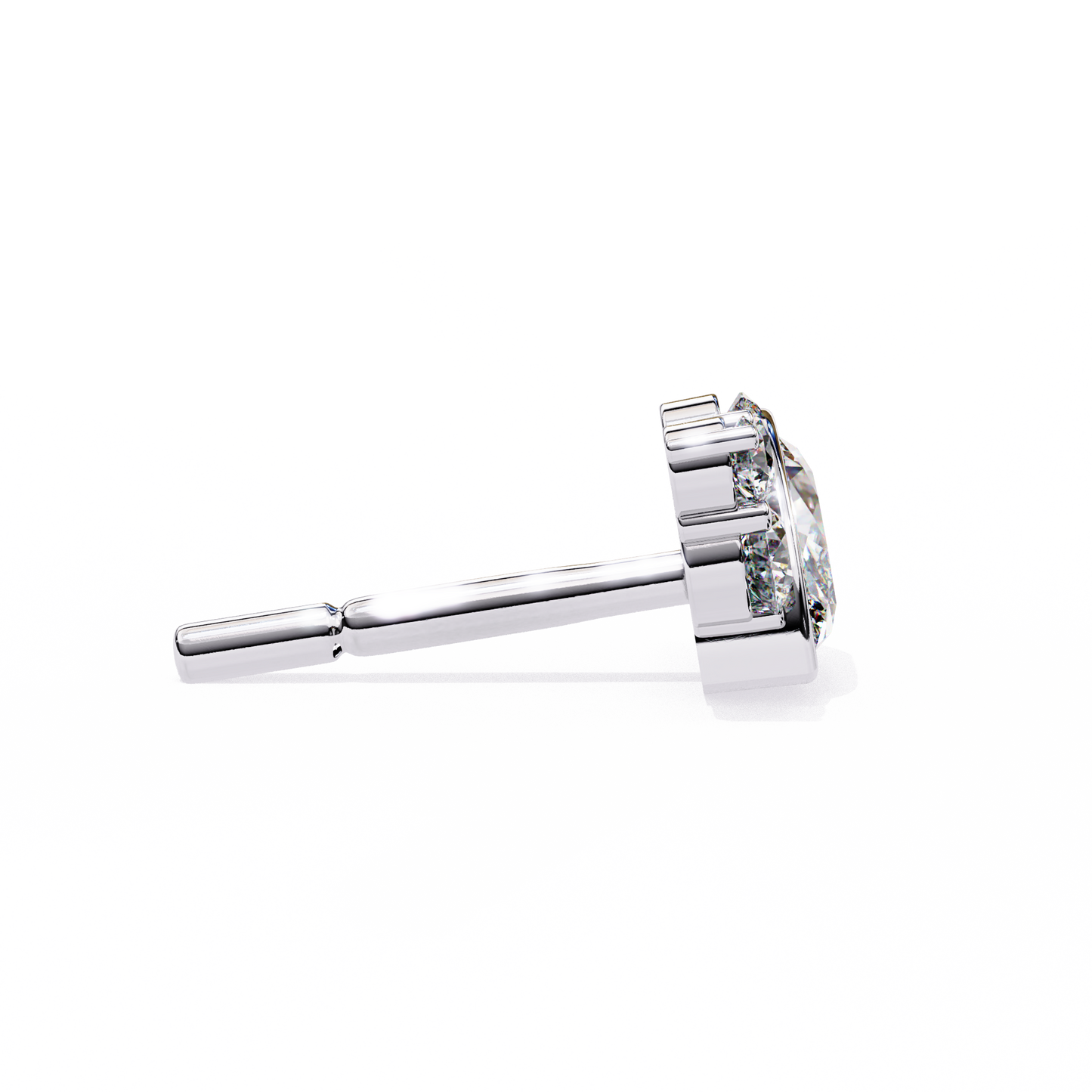 Marquise Blossom Solitaire Studs