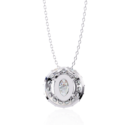 Ovallia Diamond Pendant
