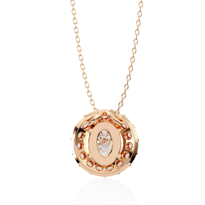 Ovallia Diamond Pendant