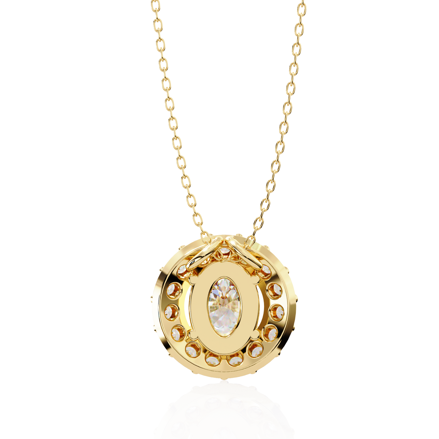 Ovallia Diamond Pendant