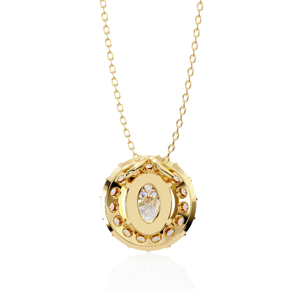 Ovallia Diamond Pendant