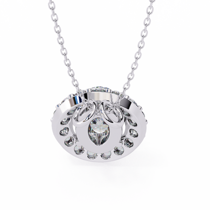 Ovallia Diamond Pendant