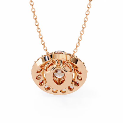 Ovallia Diamond Pendant