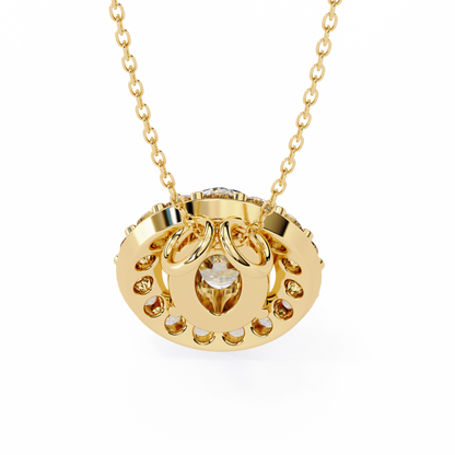 Ovallia Diamond Pendant