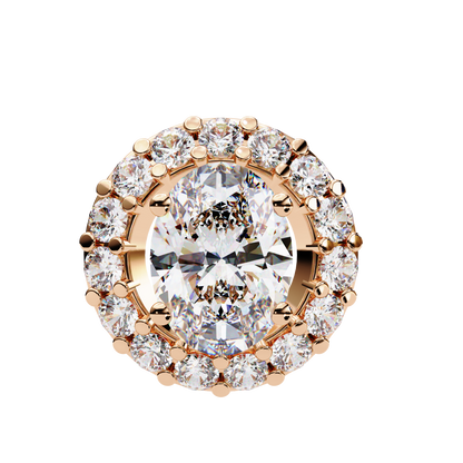 Ovallia Diamond Pendant