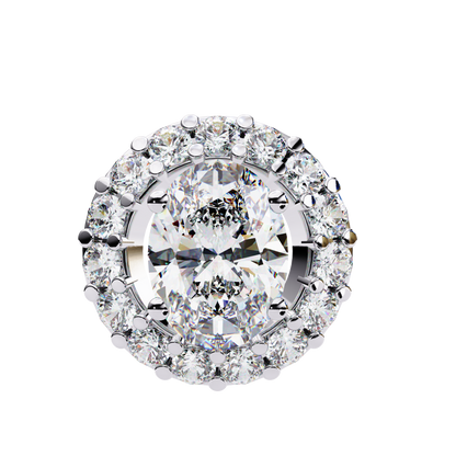 Ovallia Diamond Pendant