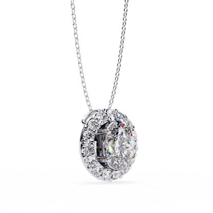 Ovallia Diamond Pendant