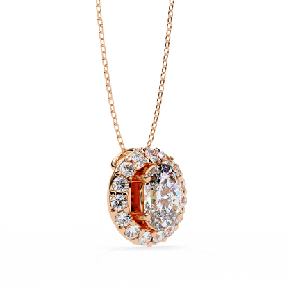 Ovallia Diamond Pendant