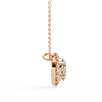 Ovallia Diamond Pendant