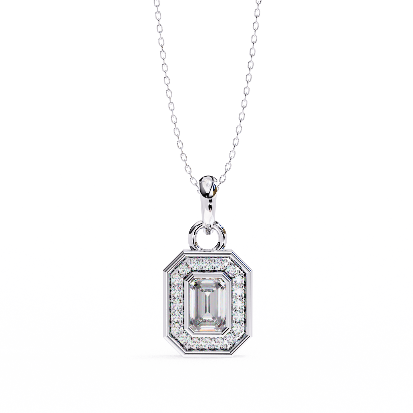 Halomira Diamond Pendant