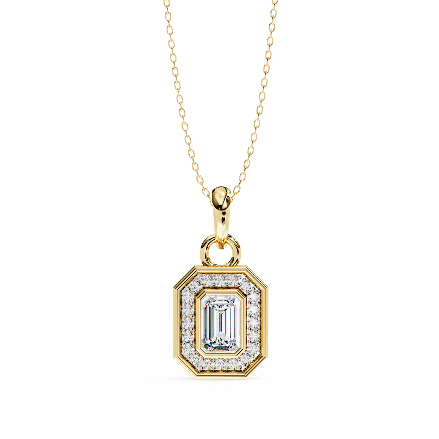 Halomira Diamond Pendant