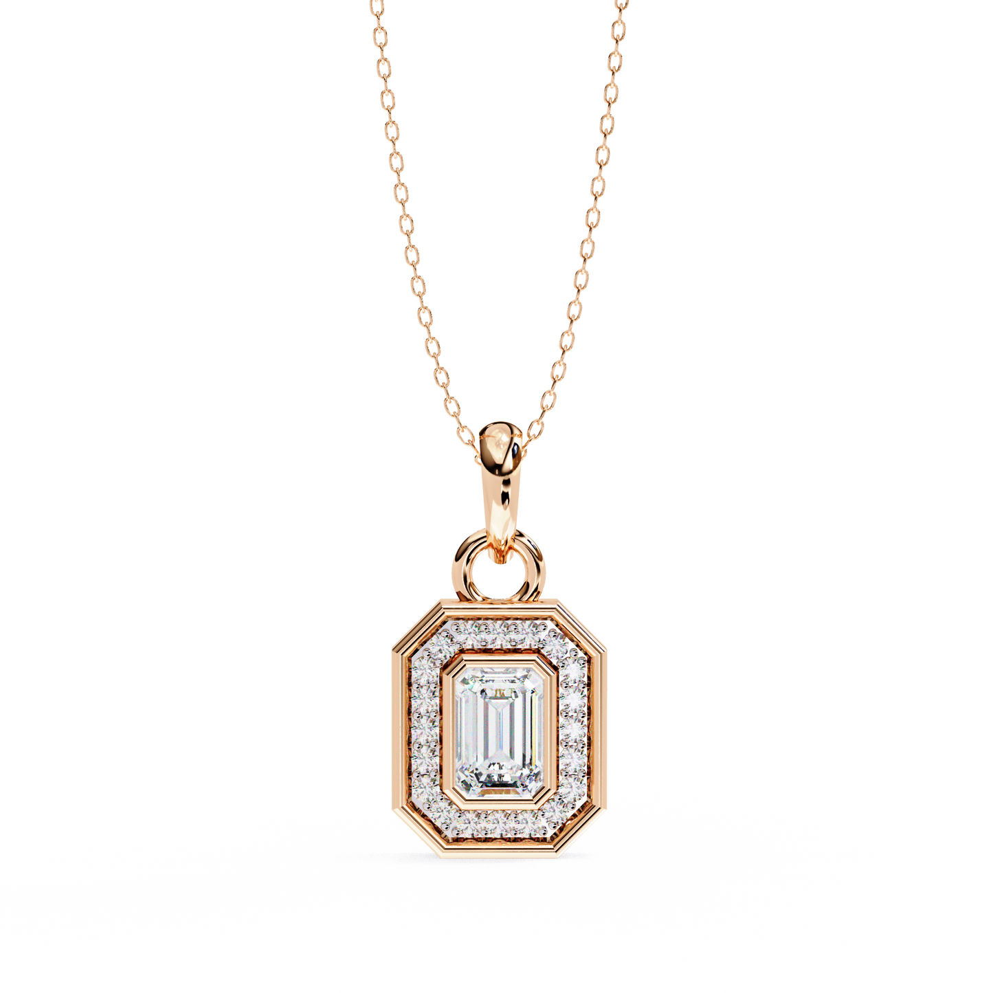 Halomira Diamond Pendant