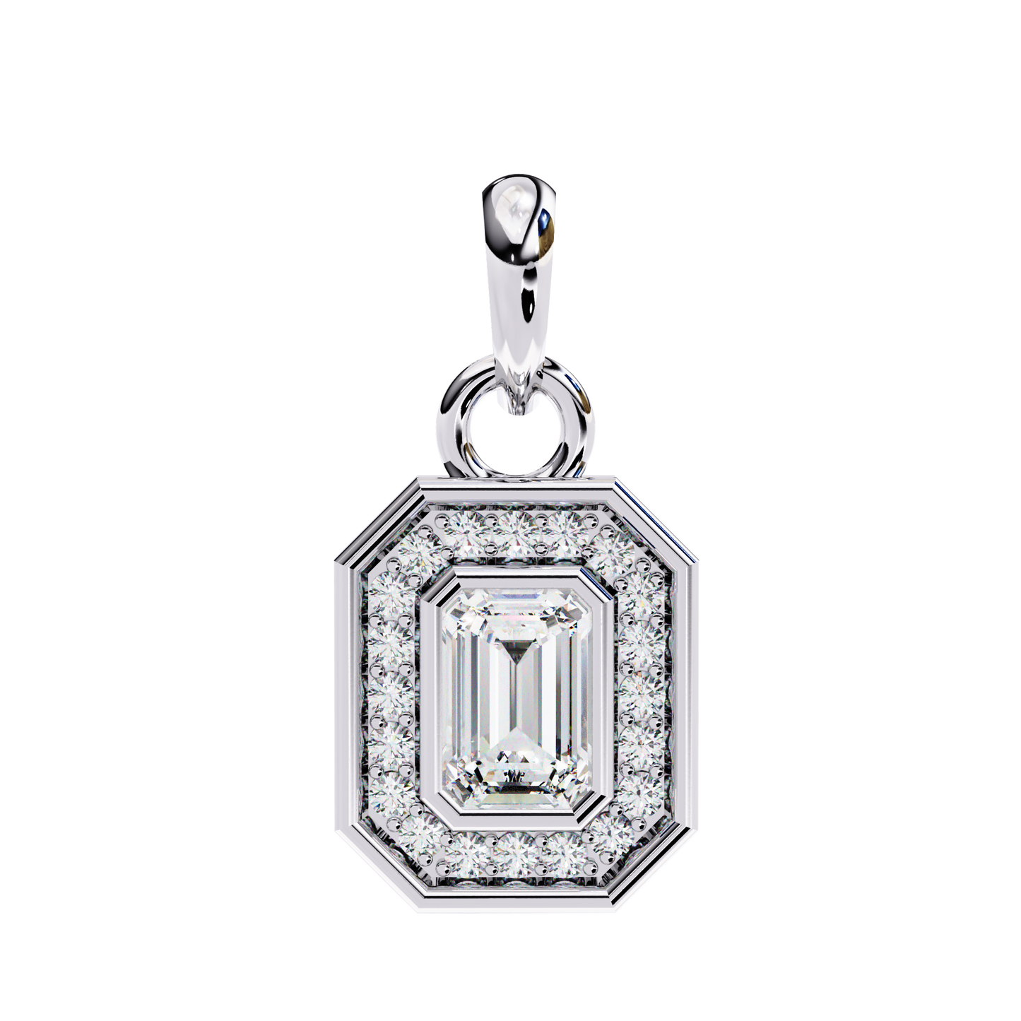 Halomira Diamond Pendant
